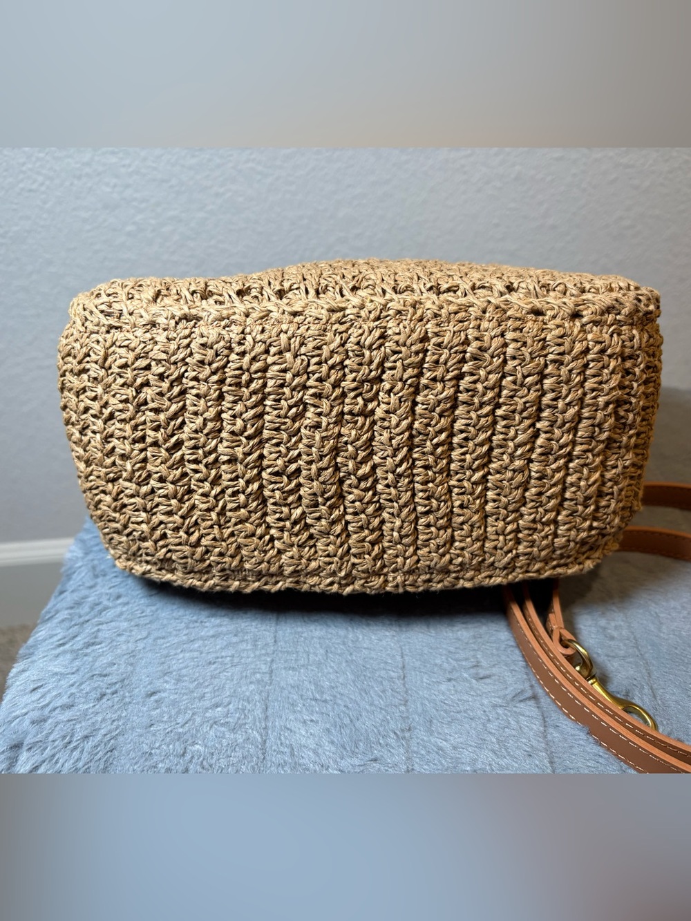 Clare V Louis with top handle in twisted raffia palm - Picture 4 of 6